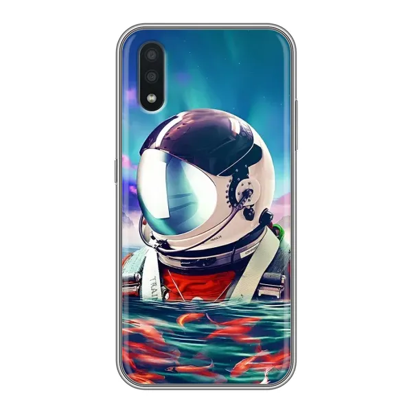 Чехол с рисунком «Космонавт в воде» для Samsung Galaxy A01 Core Чехол с рисунком «Космонавт в воде» для Samsung Galaxy A01 Core
