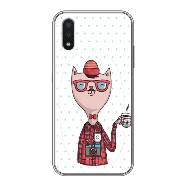 Чехол с рисунком «Кот аристократ» для Samsung Galaxy A01 Core Чехол с рисунком «Кот аристократ» для Samsung Galaxy A01 Core