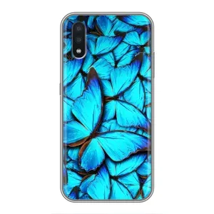Силіконовий бампер з картинкою звірів для Samsung Galaxy A01 Core (Крила метеликів)