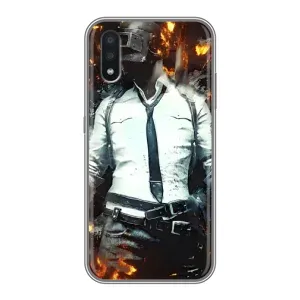 Чохол з картинкою "Герой Pubg" на Samsung Galaxy A01 Core (Man Пубг)