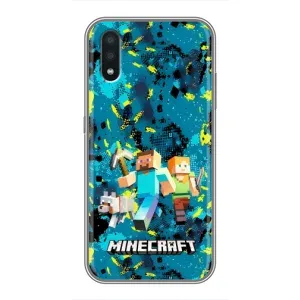 Чохли для Samsung Galaxy A01 Core (Персонажі МайнКрафт) (Майнкрафт)