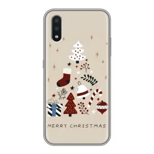 Чехол Санта Клаус для Samsung Galaxy A01 Core (Merry Christmas)