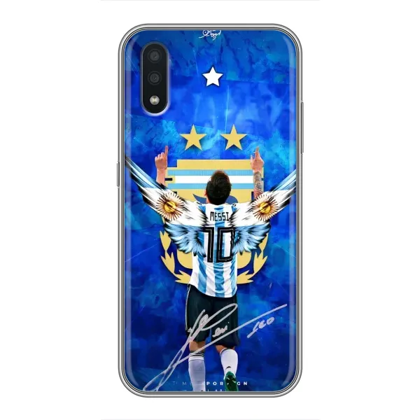 Чехол с рисунком «Месси Аргентина» для Samsung Galaxy A01 Core Чехол с рисунком «Месси Аргентина» для Samsung Galaxy A01 Core