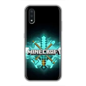 Чохол майнкрафт для Samsung Galaxy A01 Core (MineCraft 2)