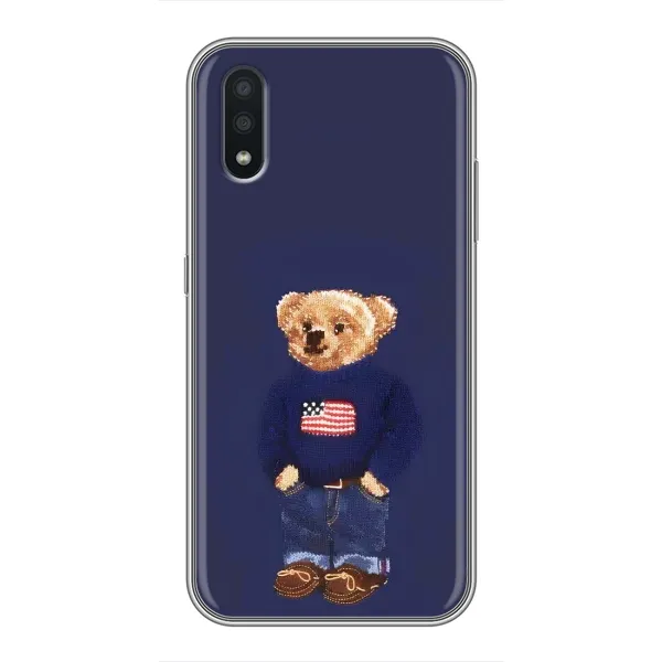 Чехол с рисунком «Мишка USA» для Samsung Galaxy A01 Core