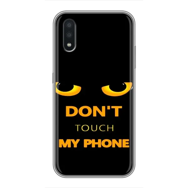 Чехол с рисунком «Не трогай мой телефон» для Samsung Galaxy A01 Core Чехол с рисунком «Не трогай мой телефон» для Samsung Galaxy A01 Core