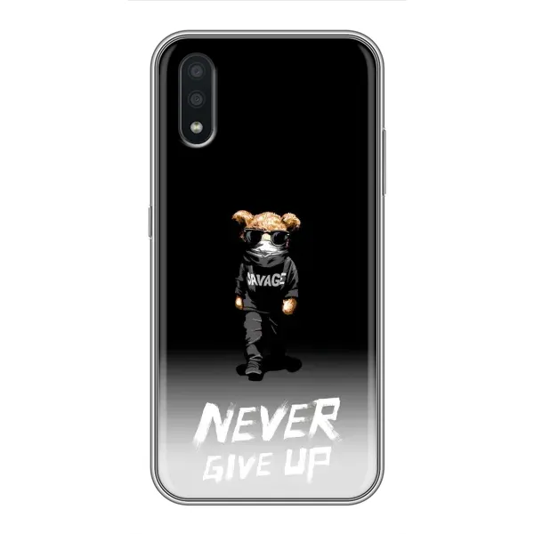 Чехол с рисунком «Never» для Samsung Galaxy A01 Core