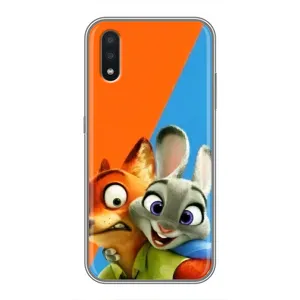 Чехлы ЗВЕРОПОЛИС для Samsung Galaxy A01 Core (Ник и Хопс)