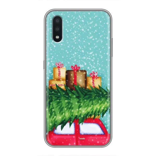 Чехол с рисунком «Новогодние подарки» для Samsung Galaxy A01 Core Чехол с рисунком «Новогодние подарки» для Samsung Galaxy A01 Core