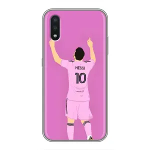 Чехлы Лео Месси в Майами на Samsung Galaxy A01 Core (Празднование Месси)