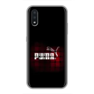 Чехол с Брендами одежды на Самсунг А01 Кор (PUMA стиль)