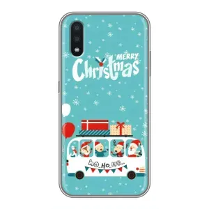 Силиконовый бампер на рождество для Samsung Galaxy A01 Core (Рождественское настроение)