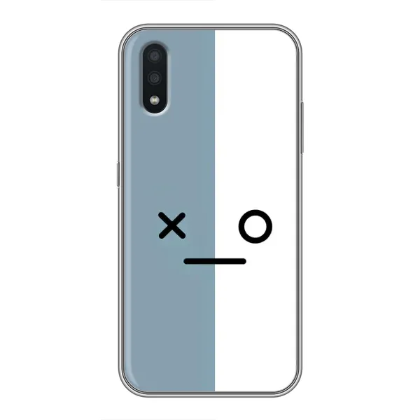 Чехол с рисунком «Серо-белый» для Samsung Galaxy A01 Core Чехол с рисунком «Серо-белый» для Samsung Galaxy A01 Core