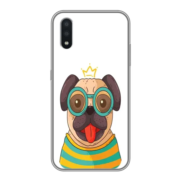 Чехол с рисунком «Собака Король» для Samsung Galaxy A01 Core Чехол с рисунком «Собака Король» для Samsung Galaxy A01 Core