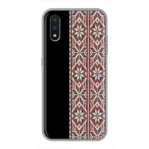 Силиконовый Чехол на Samsung Galaxy A01 Core с картинкой Вышиванки (Стильная вишиванка)