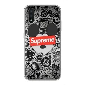 Чехол с Брендами одежды на Самсунг А01 Кор (Supreme Маус)