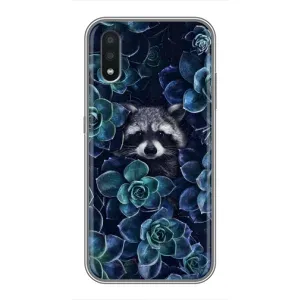 Силіконовий Чохол з Энотами на Samsung Galaxy A01 Core (В квітах)