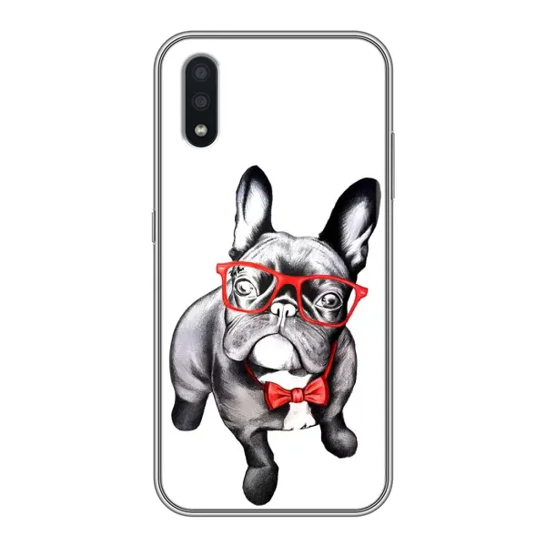 Чехол с рисунком «В очках» для Samsung Galaxy A01 Core Чехол с рисунком «В очках» для Samsung Galaxy A01 Core