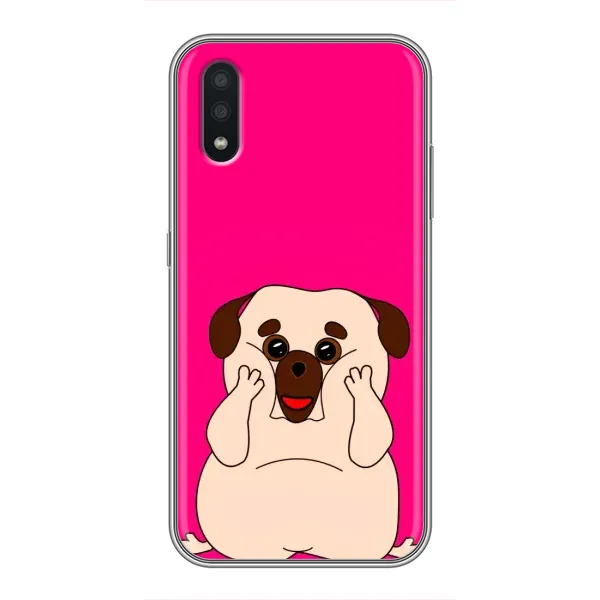 Чехол с рисунком «Веселый Мопсик» для Samsung Galaxy A01 Core Чехол с рисунком «Веселый Мопсик» для Samsung Galaxy A01 Core