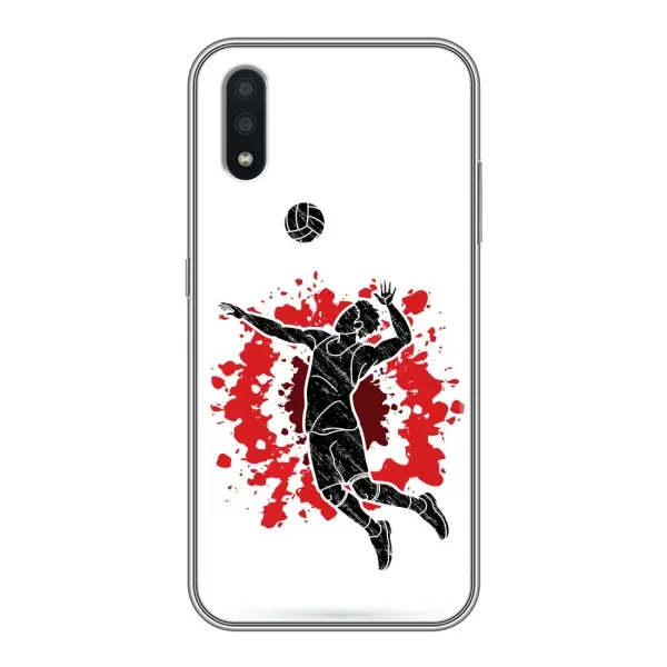 Чехол с рисунком «Волейболист» для Samsung Galaxy A01 Core Чехол с рисунком «Волейболист» для Samsung Galaxy A01 Core