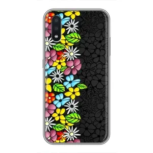Чохол з Квітами для Samsung Galaxy A01 Core (Яскраві квіти)