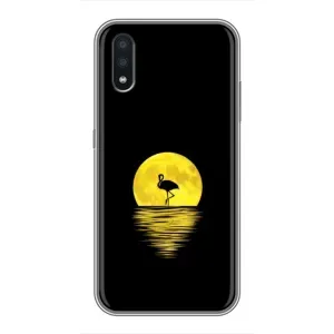 Летний Чехол на Samsung Galaxy A01 Core (Желтый Закат)