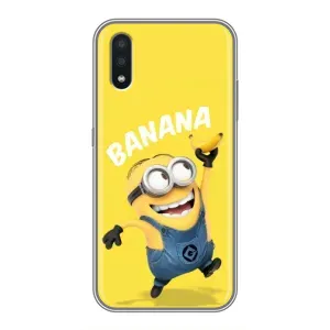 Мультяшный принт на Чехол для Самсунг Гелекси А01 (Banana)