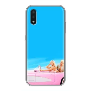 Силиконовый Чехол Барби Фильм на Samsung Galaxy A01 (Барби и Кен)