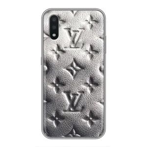 Текстурний Чохол Louis Vuitton для Самсунг Гелексі А01 (Бежевий ЛВ)