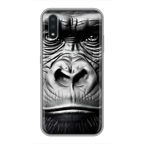 Чехол с рисунком «Черная обезьяна» для Samsung Galaxy A01 Чехол с рисунком «Черная обезьяна» для Samsung Galaxy A01