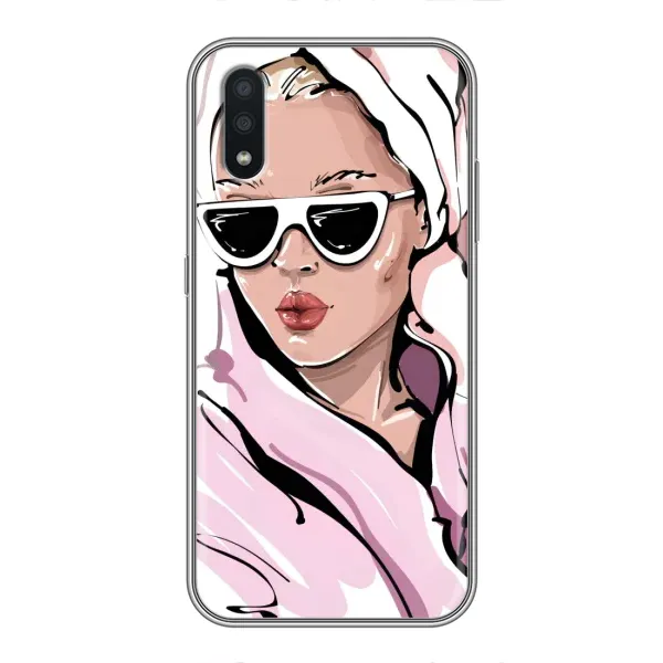 Чехол с рисунком «Девушка в халате» для Samsung Galaxy A01 Чехол с рисунком «Девушка в халате» для Samsung Galaxy A01