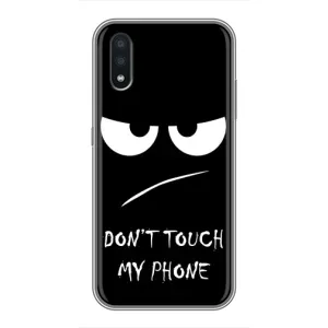 Чохол з прикольним текстом на Samsung Galaxy A01 (Dont)