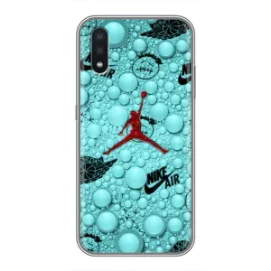 Силіконовый Чохол Nike Air Jordan на Самсунг Гелексі А01 (Джордан Найк)