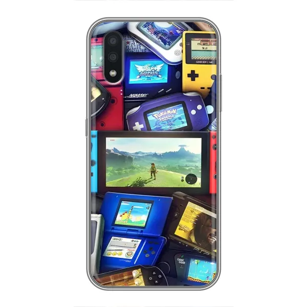 Чехол с рисунком «Джойстики» для Samsung Galaxy A01 Чехол с рисунком «Джойстики» для Samsung Galaxy A01