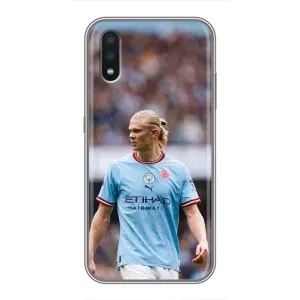 Чехлы с принтом для Samsung Galaxy A01 Футболист (Эрлинг Холанд)