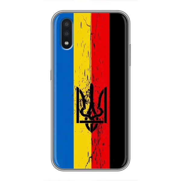 Чехол с рисунком «Флаг УПА» для Samsung Galaxy A01 Чехол с рисунком «Флаг УПА» для Samsung Galaxy A01