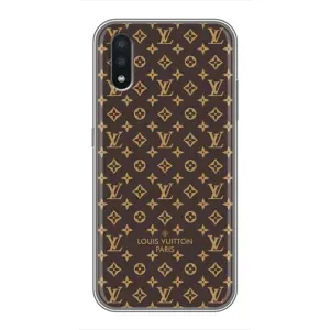 Чохол Стиль Louis Vuitton на Samsung Galaxy A01 (Фон Луі Віттон)