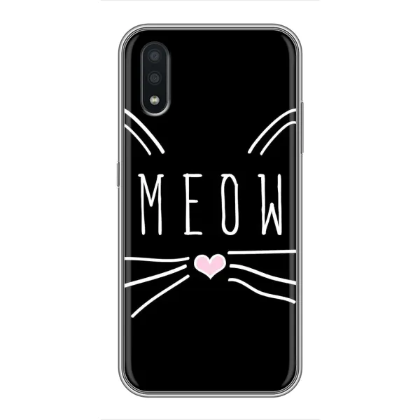 Чехол с рисунком «КОТИК MEOW» для Samsung Galaxy A01 Чехол с рисунком «КОТИК MEOW» для Samsung Galaxy A01