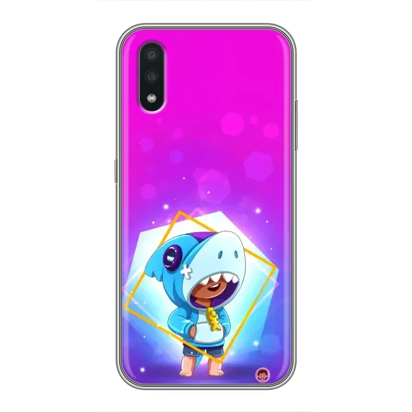 Чехол с рисунком «Леон в костюме Акулы» для Samsung Galaxy A01
