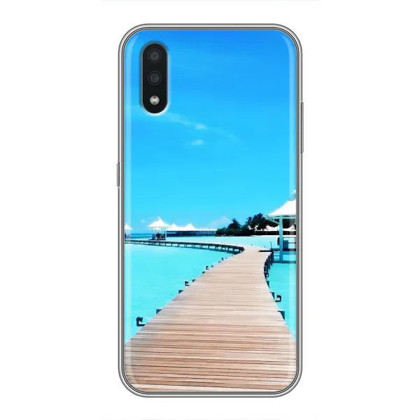 Чехол с рисунком «Набережная» для Samsung Galaxy A01