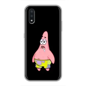 Чехлы с Патриком на Samsung Galaxy A01 (Патрик завис)