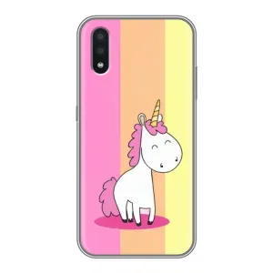Чехол Unicorn на Samsung Galaxy A01 (Радужный Единорог)