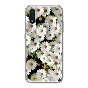 Чохол з ромашками на Samsung Galaxy A01 (Рамка в ромашках)