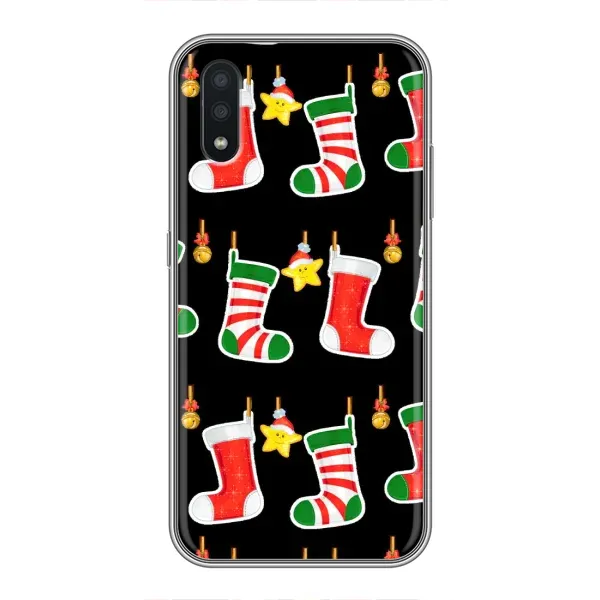 Чехол с рисунком «Рождественские подарки» для Samsung Galaxy A01 Чехол с рисунком «Рождественские подарки» для Samsung Galaxy A01