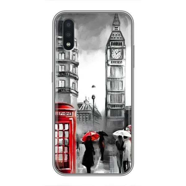 Чехол с рисунком «Вид на Биг Бен» для Samsung Galaxy A01 Чехол с рисунком «Вид на Биг Бен» для Samsung Galaxy A01