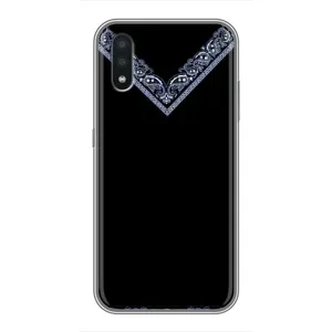 Силиконовый Чехол на Samsung Galaxy A01 (Воротник вышиванки)