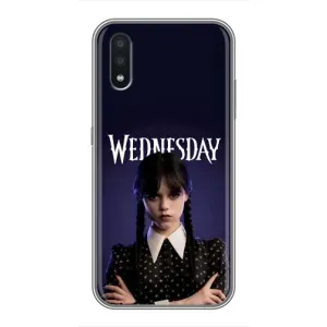 Чехлы с принтом Уэнсдей на Samsung Galaxy A01 (Wednesdey)