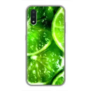 Чохол з зображенням смачної їжі для Samsung Galaxy A01 (Яскравий Лайм)