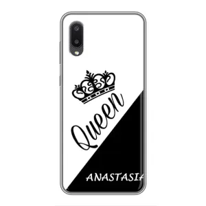 Именные Женские Чехлы для Samsung Galaxy A02 (ANASTASIYA)