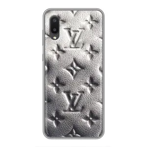 Текстурний Чохол Louis Vuitton для Самсунг А02 (Бежевий ЛВ)
